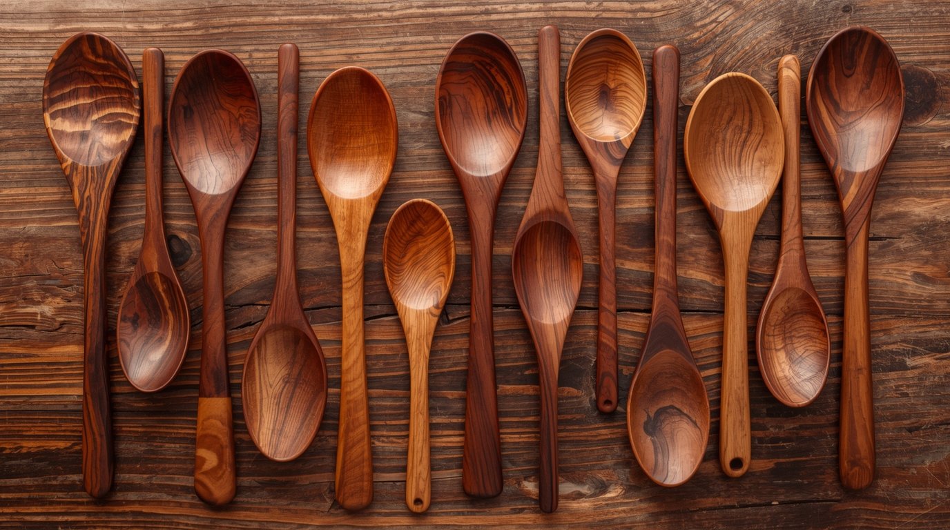 Träslevar i körsbärsträ